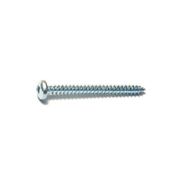 Midwest Fastener Sheet Metal Screw, #6 x 1-1/2 in, Zinc Plated Steel Pan Head Square Drive, 100 PK 08711 - main